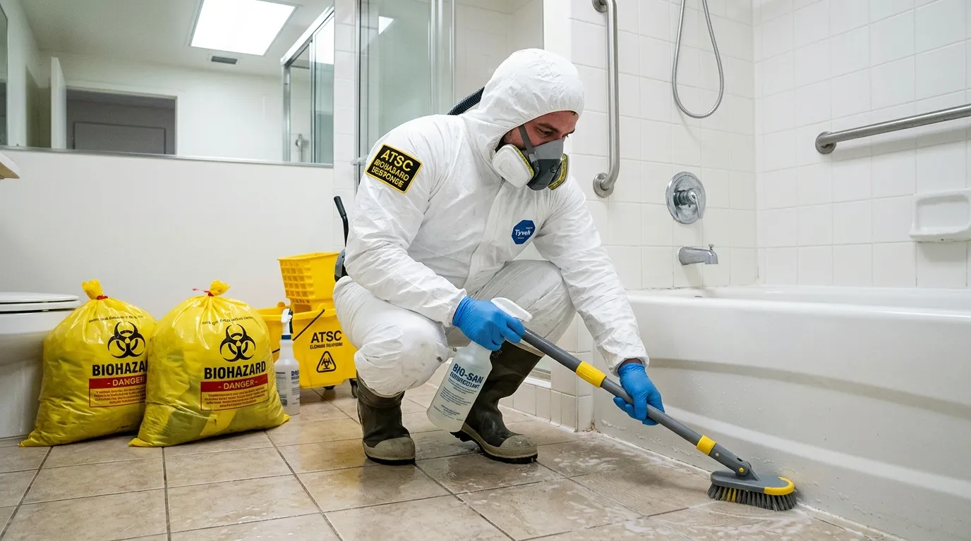 Decontamination equipment deployed for Blood Cleanup in West View
